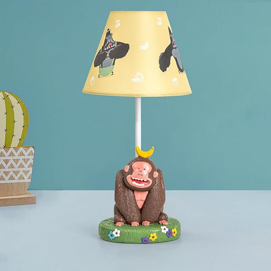 Adorable Chimpanzees Style Bedside Kids Table Lamp, 16 Inch Desk Lamp -  BigGreenBear.com Lighting 29.99 USD Big Green Bear