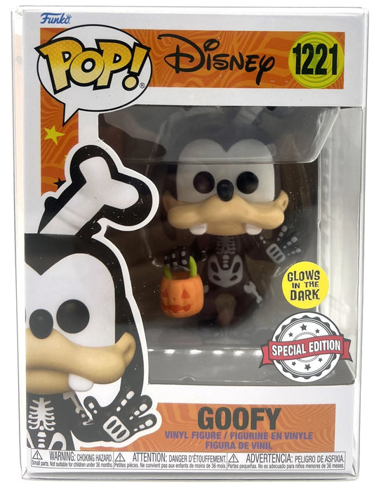 Funko Pop! Disney Goofy Glow in the Dark #1221 Special Edition with Protector -  BigGreenBear.com FUNKO POP 19.99 USD Big Green Bear