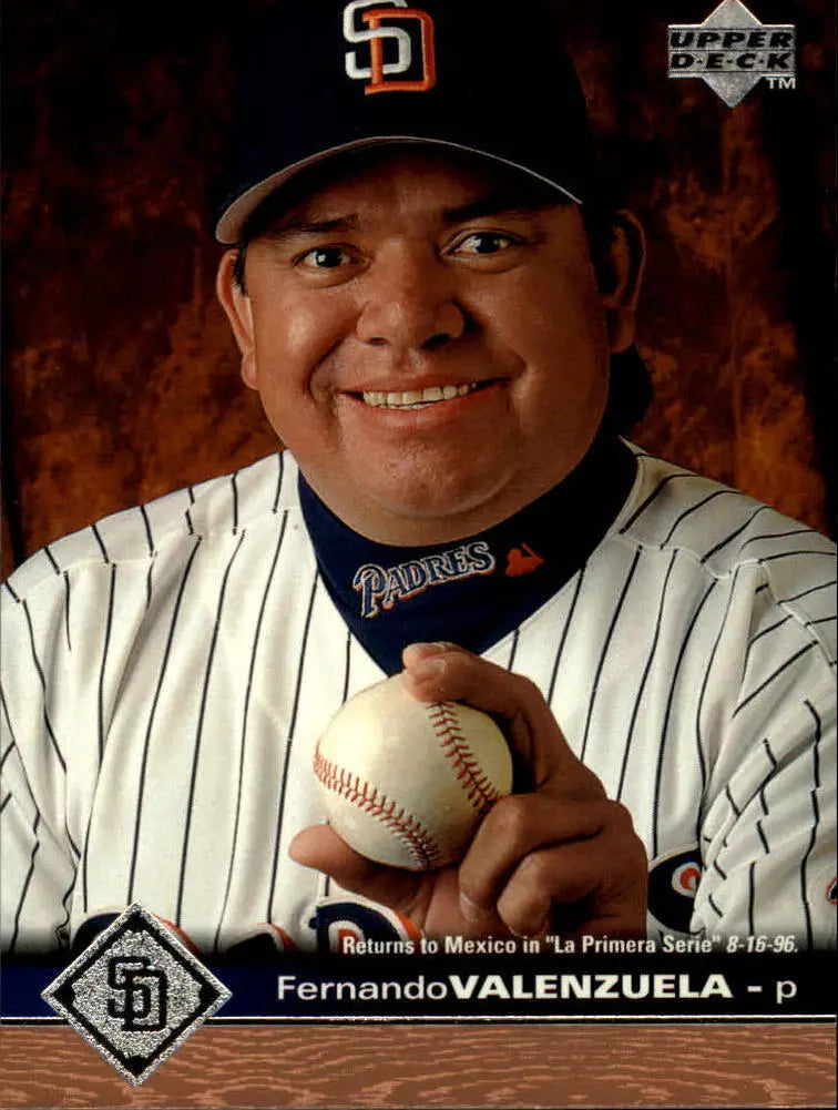 1997 Upper Deck San Diego Padres Baseball Card #166 Fernando Valenzuela