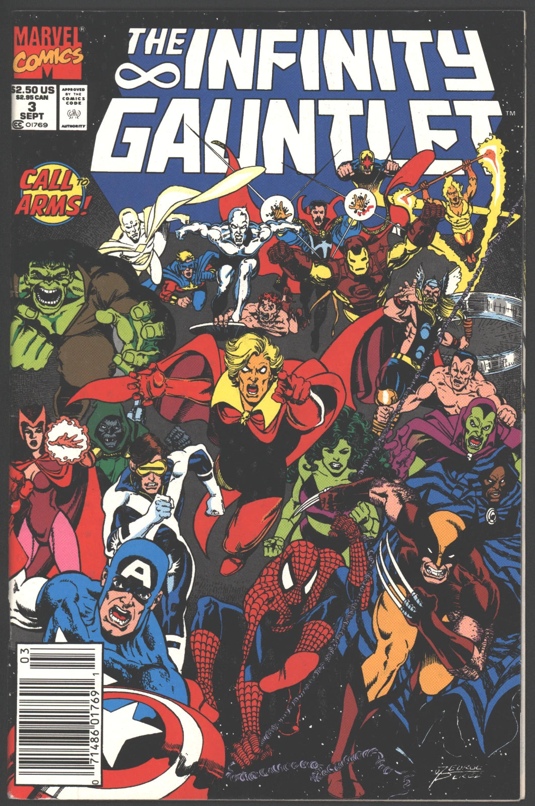 The Infinity Gauntlet #1-6 Marvel Comics (1991) Complete Mini Series Set! - BigGreenBear.com Comic 74.00 USD