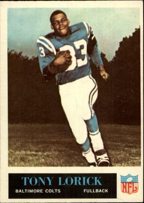 1965 Philadelphia Baltimore Colts Football Card #6 Tony Lorick RC - BigGreenBear.com Football card 0.65 USD Big Green Bear
