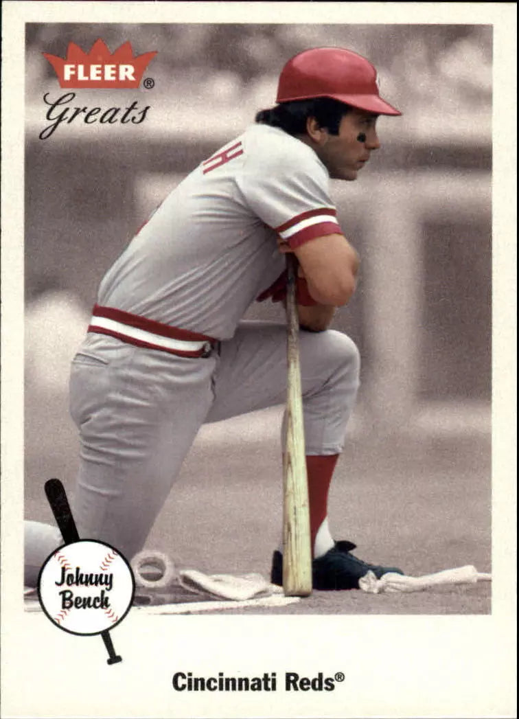 2002 Greats of the Game Baseball Card #87 Johnny Bench