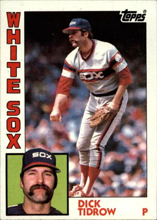 1984 Topps Chicago White Sox Baseball Card #153 Dick Tidrow
