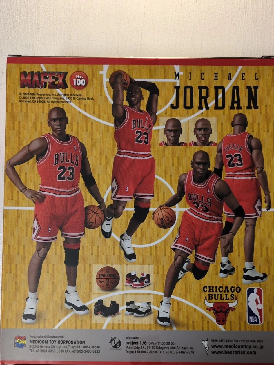 MAFEX No. 100 Michael Jordan (Chicago Bulls) Medicom Figure New Sealed - BigGreenBear.com Action Figure 139.99 USD