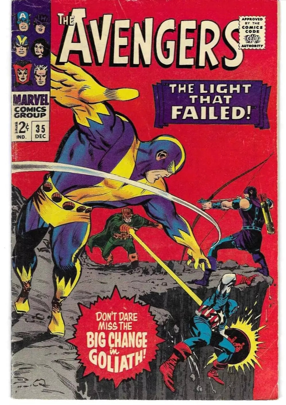 AVENGERS #35, Marvel 1966 Silver Age