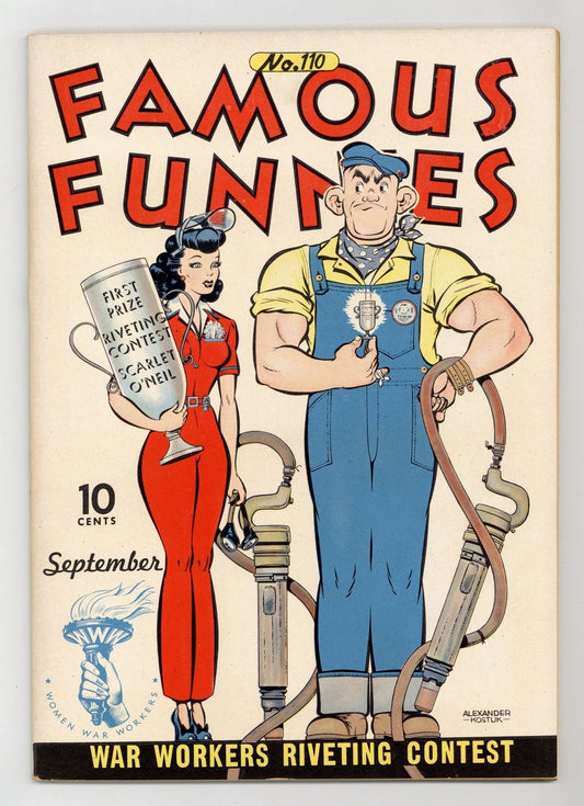 Famous Funnies #110 VG 4.0 1943 -  BigGreenBear.com Comic 179.00 USD Big Green Bear