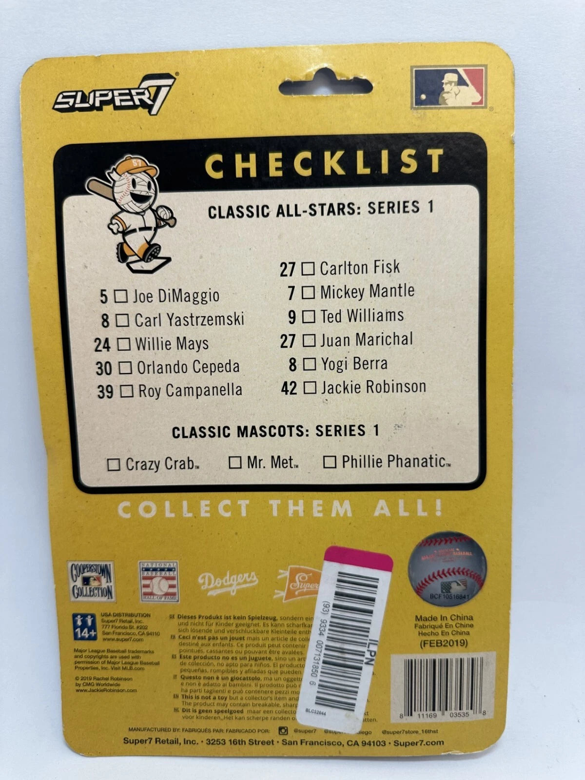 Jackie Robinson (Los Angeles Dodgers) MLB Action Figure - BigGreenBear.com Action Figure 9.99 USD