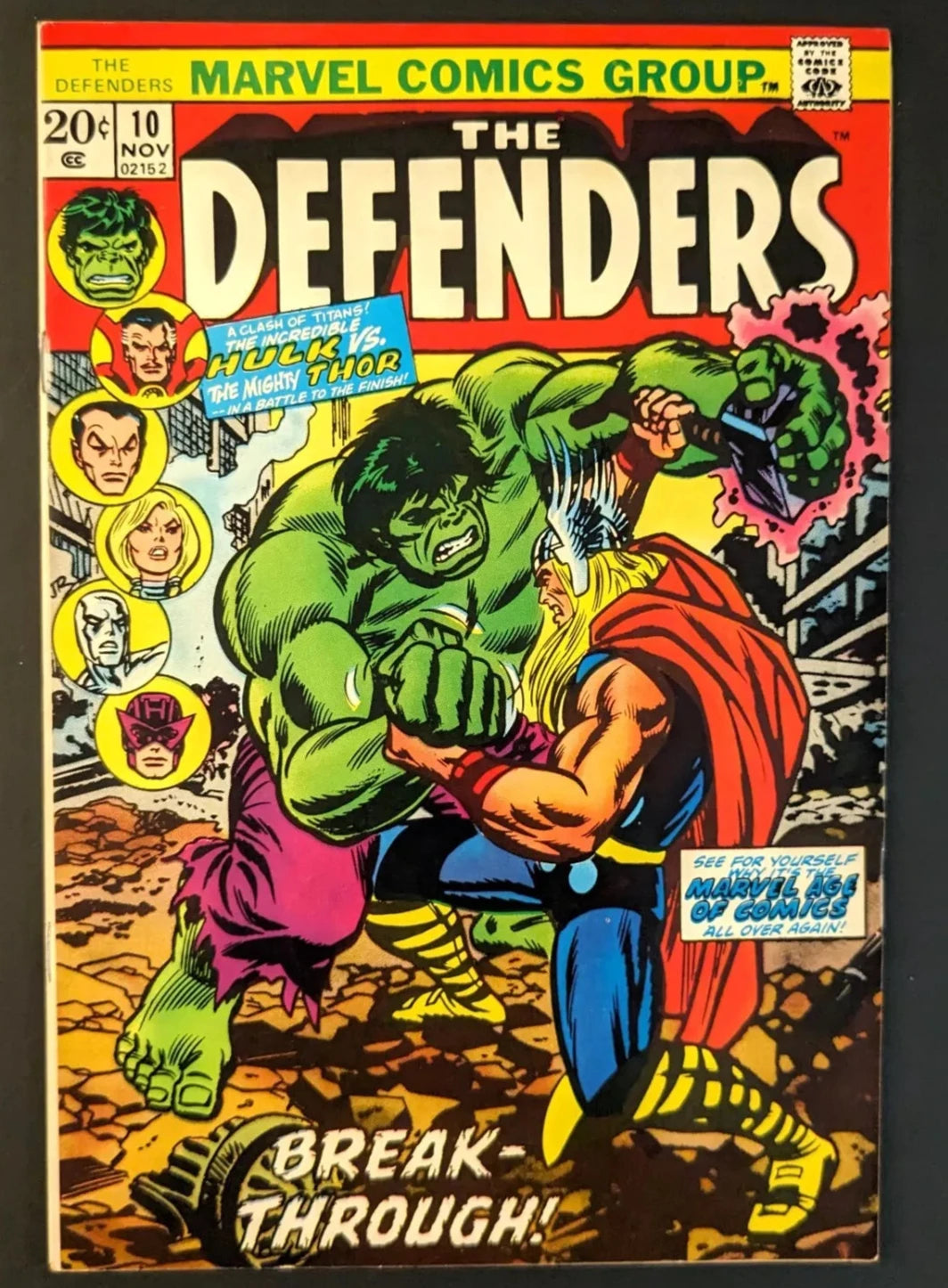 The Defenders #10 (Marvel Nov 1973) - BigGreenBear.com Comic 89.99 USD Big Green Bear