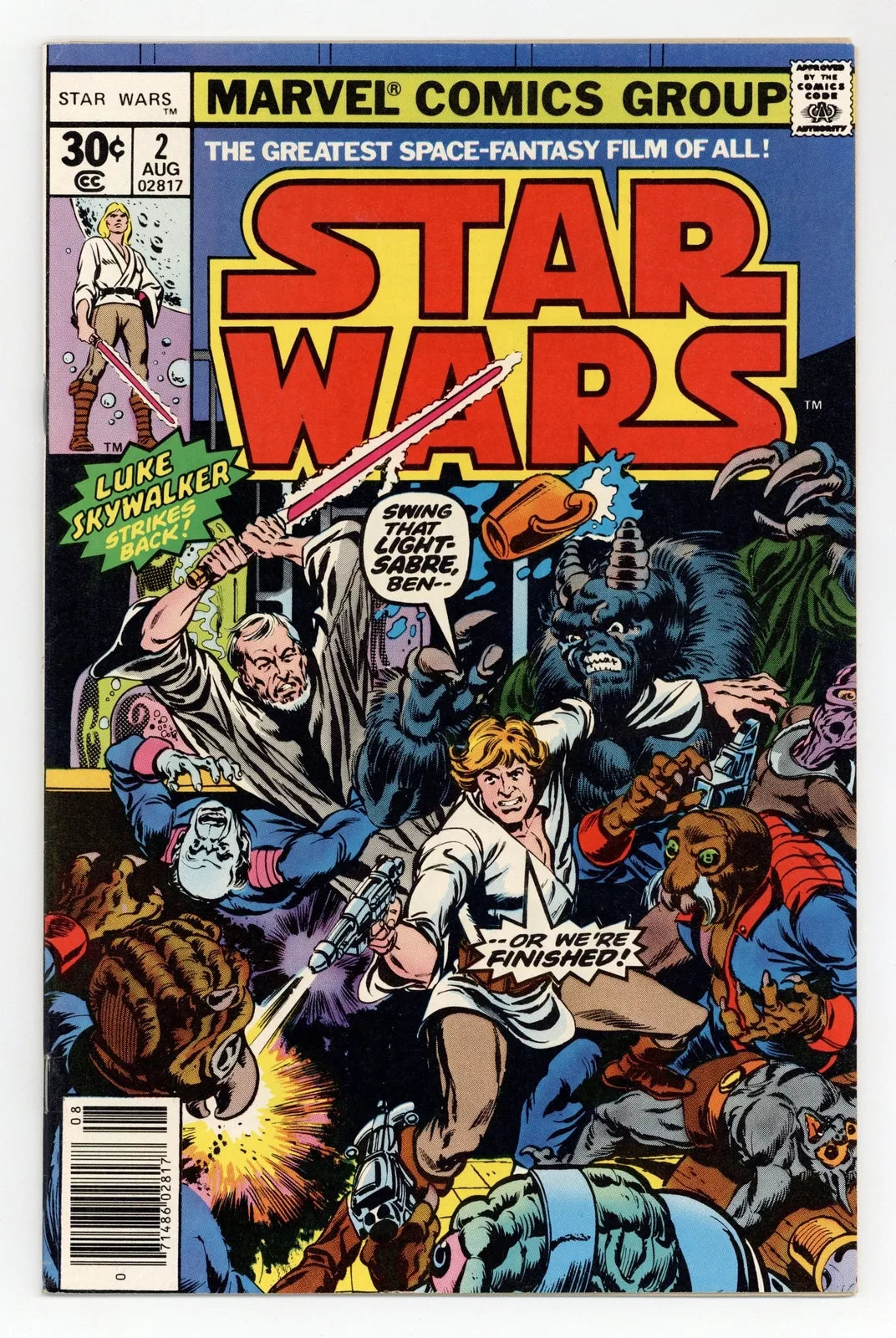 Star Wars #2 1st Printing VF 8.0 1977 - BigGreenBear.com Comic 79.00 USD Big Green Bear