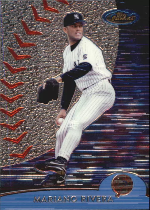 2000 Finest Baseball Card #7 New York Yankees Mariano Rivera