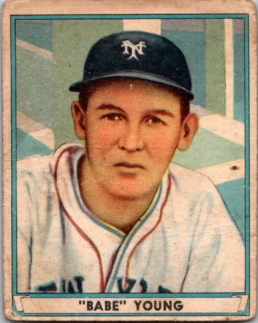 1941 Play Ball #27 Babe Young Baseball Card 3O