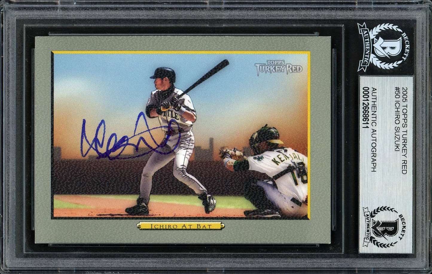 ICHIRO SUZUKI AUTOGRAPHED 2005 TOPPS TURKEY RED CARD #50 MARINERS - BigGreenBear.com Baseball cards 199.00 USD Big Green Bear