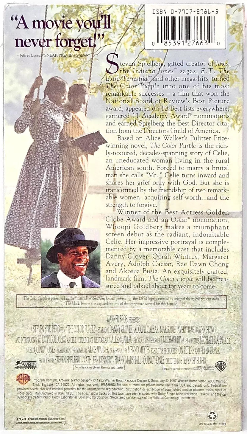 The Color Purple Special Widescreen Ed 1985 SEALED VHS