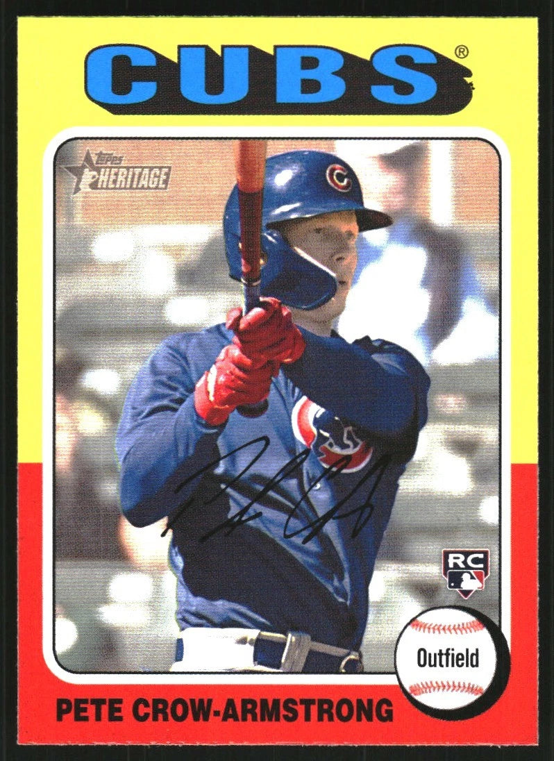 2024 Topps Heritage #177 Pete Crow-Armstrong RC