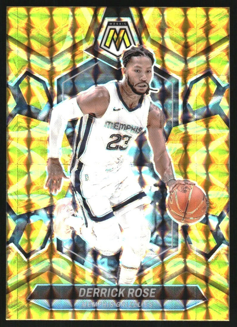 2023-24 Panini Mosaic Mosaic Reactive Yellow #48 Derrick Rose - BigGreenBear.com Basketball cards 1.29 USD Big Green Bear