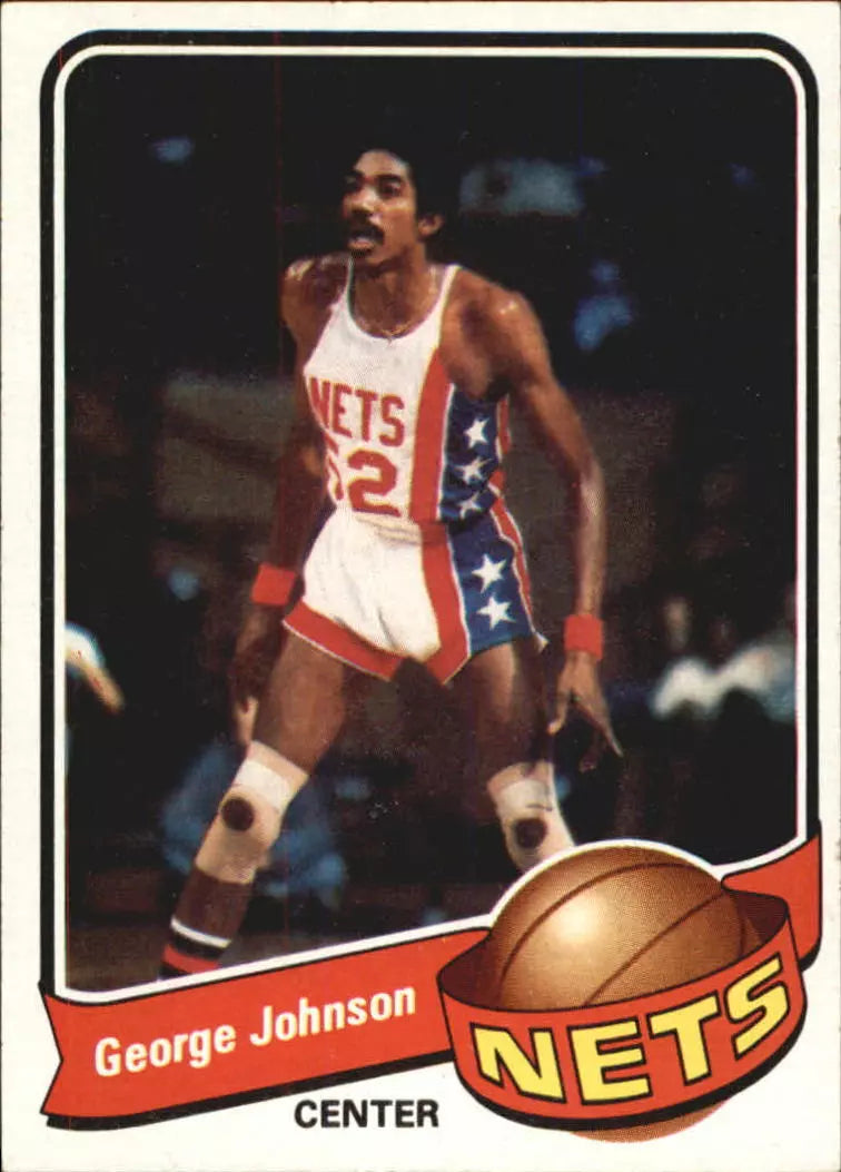 1979-80 Topps New Jersey Nets Basketball Card #39 George Johnson