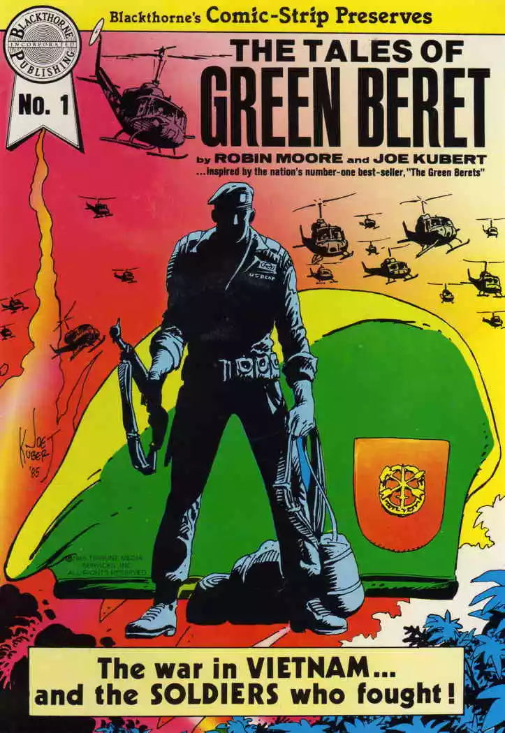 Tales of the Green Berets (Blackthorne) #1 VF; 1986 Blackthorne - BigGreenBear.com Comic 79.89 USD Big Green Bear
