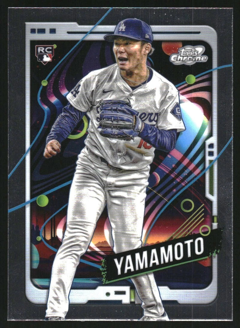 2024 Topps Cosmic Chrome #125 Yoshinobu Yamamoto RC - BigGreenBear.com Baseball cards 4.95 USD Big Green Bear