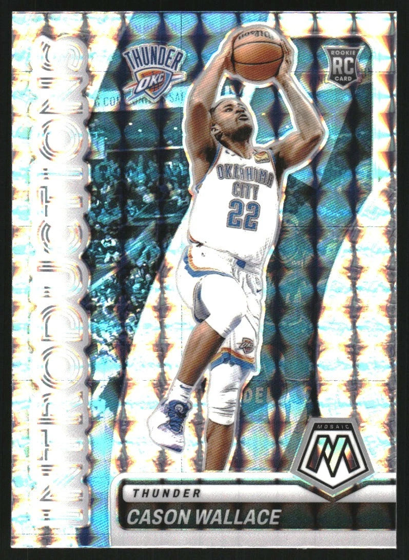 2023-24 Panini Mosaic Introductions Mosaic #9 Cason Wallace - BigGreenBear.com Basketball cards 1.45 USD Big Green Bear