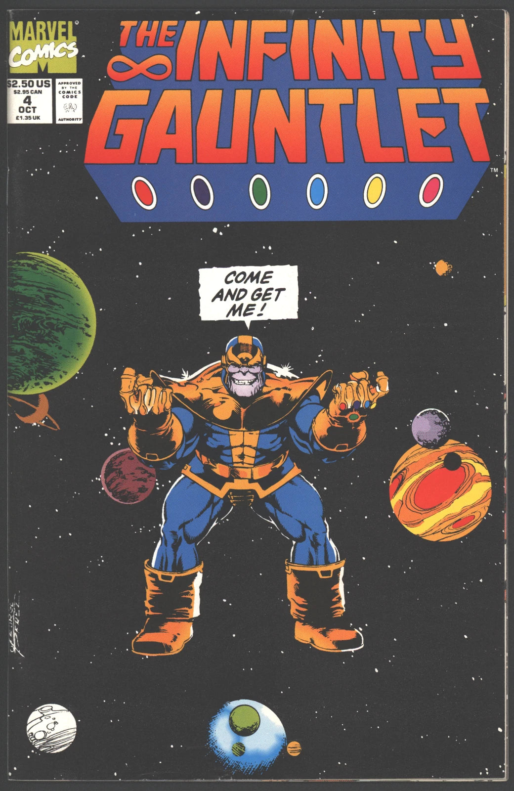 The Infinity Gauntlet #1-6 Marvel Comics (1991) Complete Mini Series Set! - BigGreenBear.com Comic 74.00 USD