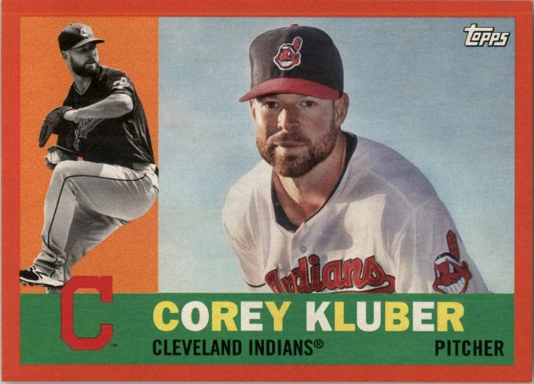 2017 Topps Archives Red #74 Corey Kluber /25 - BigGreenBear.com Baseball cards 13.99 USD