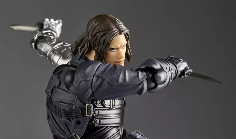 TL Toys Kaiyodo Revoltech Amazing Yamaguchi Winter Soldier Action Figure KO Ver