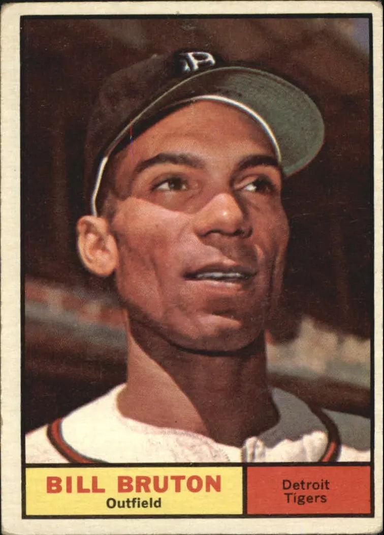 1961 Topps Baseball Card #251 Bill Bruton