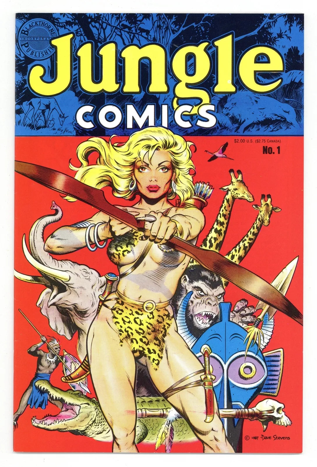 Jungle Comics #1 Blackthorne 1988 - BigGreenBear.com Comic 198.00 USD Big Green Bear