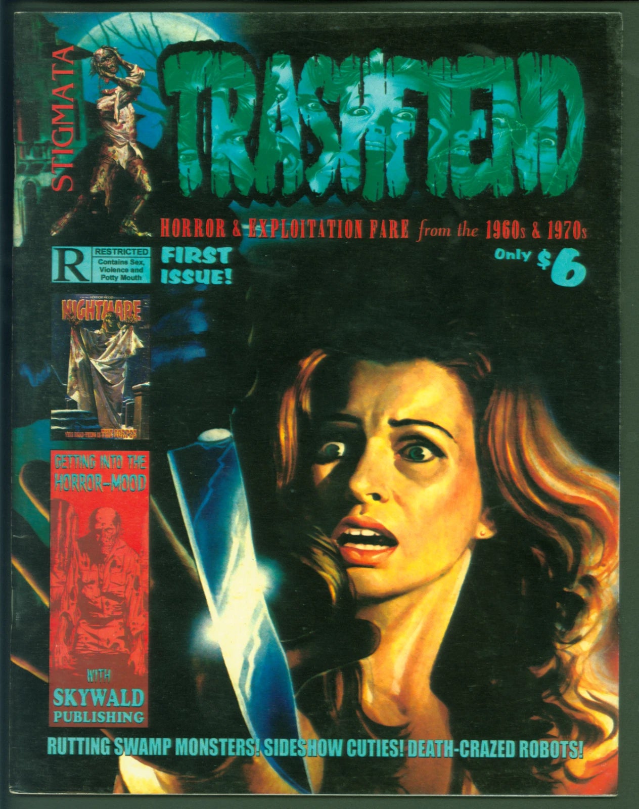 2001 Trashfiend Horror Movie Magazine #1 - BigGreenBear.com Magazine 29.99 USD Big Green Bear