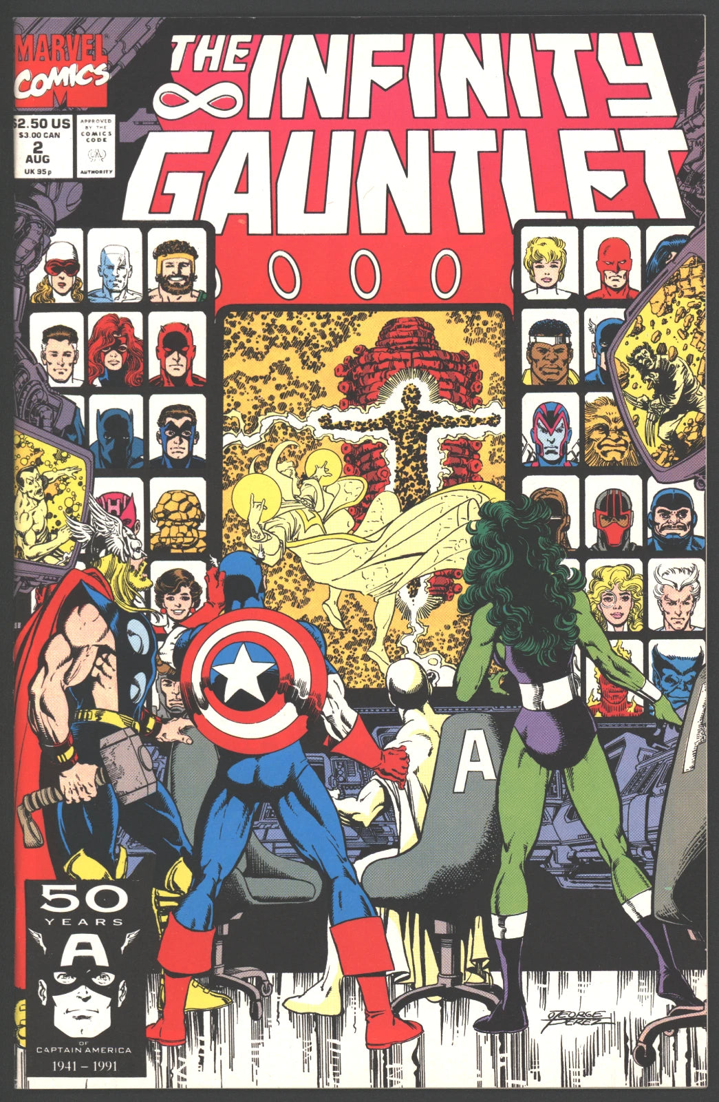 The Infinity Gauntlet #1-6 Marvel Comics (1991) Complete Mini Series Set! - BigGreenBear.com Comic 74.00 USD