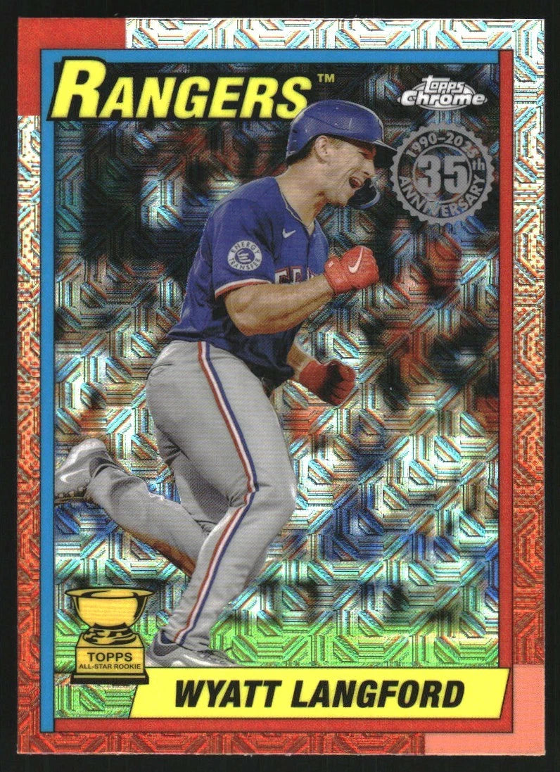 2025 Topps '90 Topps Silver Pack Chrome #T90C85 Wyatt Langford - BigGreenBear.com Baseball cards 1.99 USD Big Green Bear