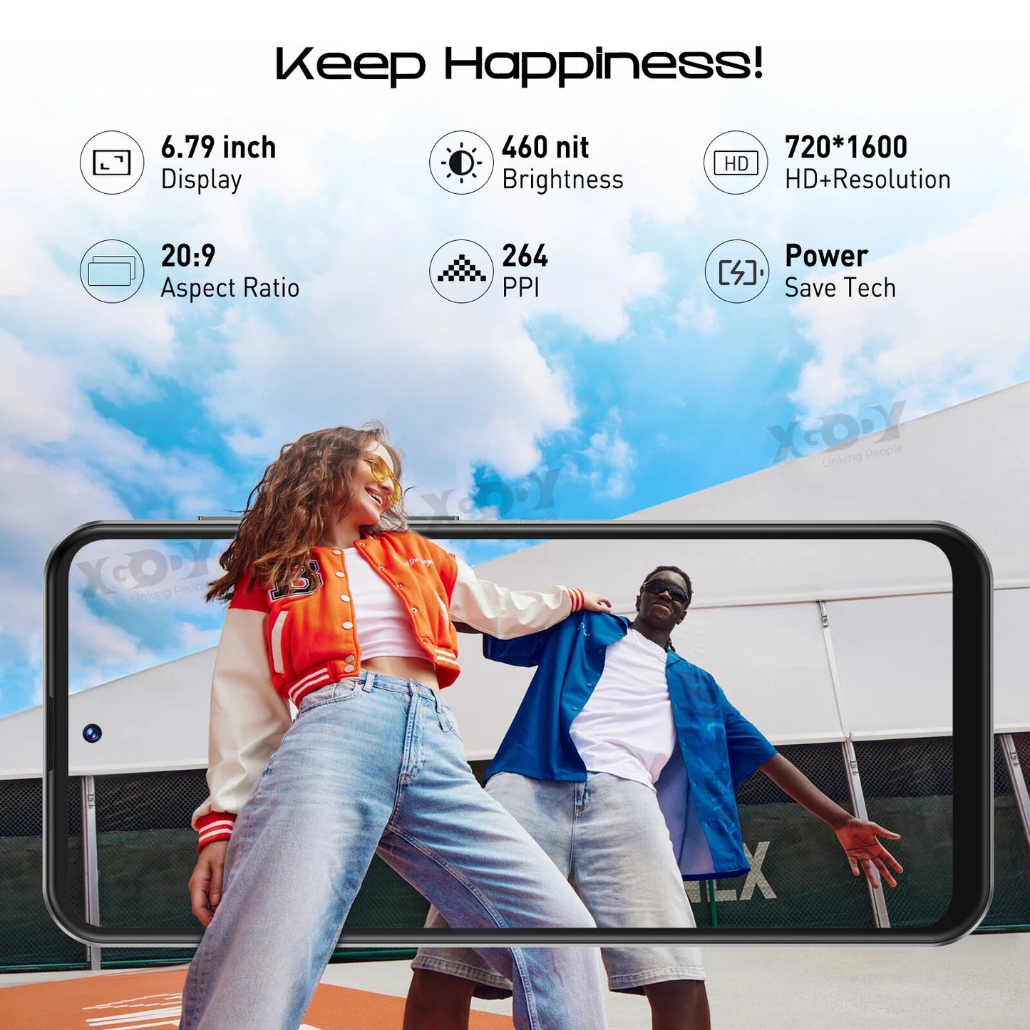 XGODY 4G T Mobile Unlocked Android Phones, 128GB Cell Phones,5280mAh 21MP Unlocked Smartphone
