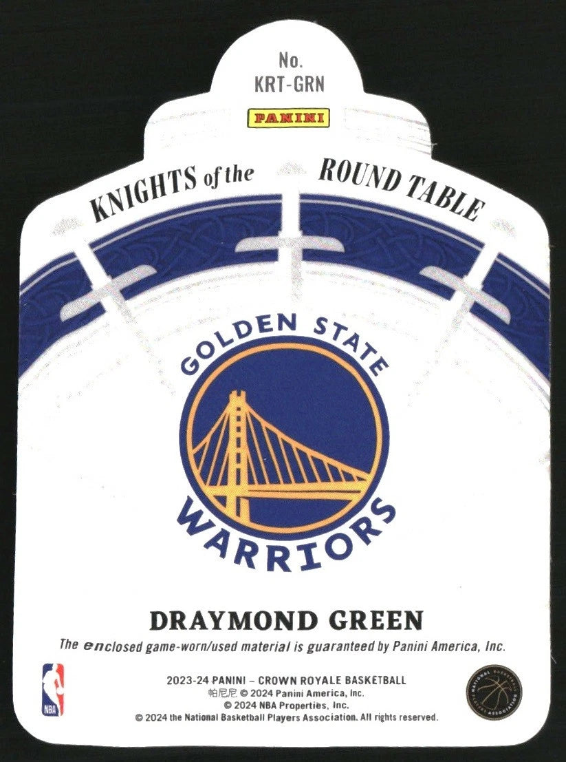 2023-24 Crown Royale Knights the Round Table Jerseys #10 Draymond Green Jersey - BigGreenBear.com Baseball cards 6.50 USD Big Green Bear