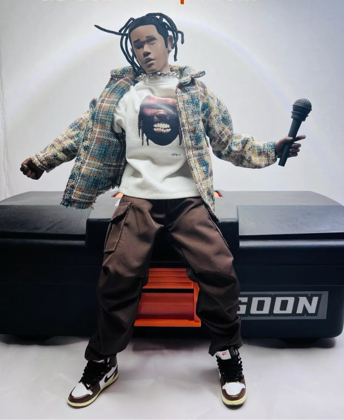 Travis Scott Astroworld Cactus Jack 1/6 Action Figure Limited Merch Collectible - BigGreenBear.com Action Figure 139.89 USD Big Green Bear