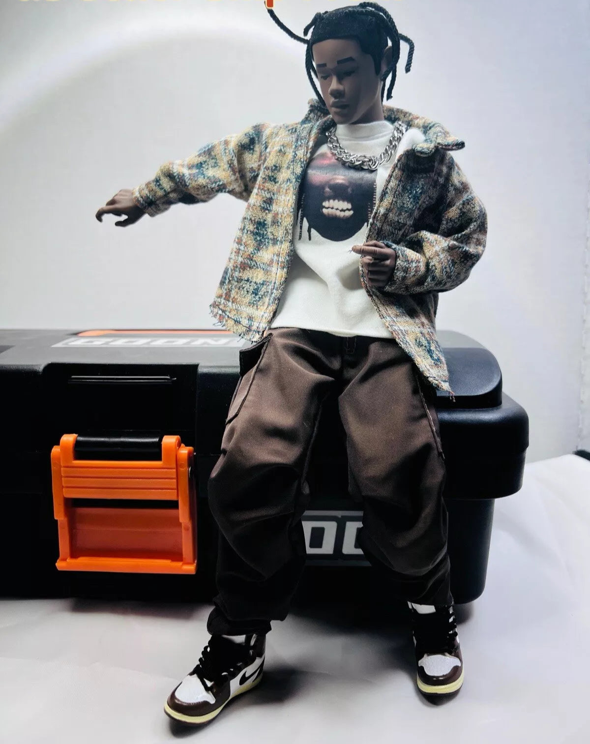 Travis Scott Astroworld Cactus Jack 1/6 Action Figure Limited Merch Collectible - BigGreenBear.com Action Figure 139.89 USD Big Green Bear