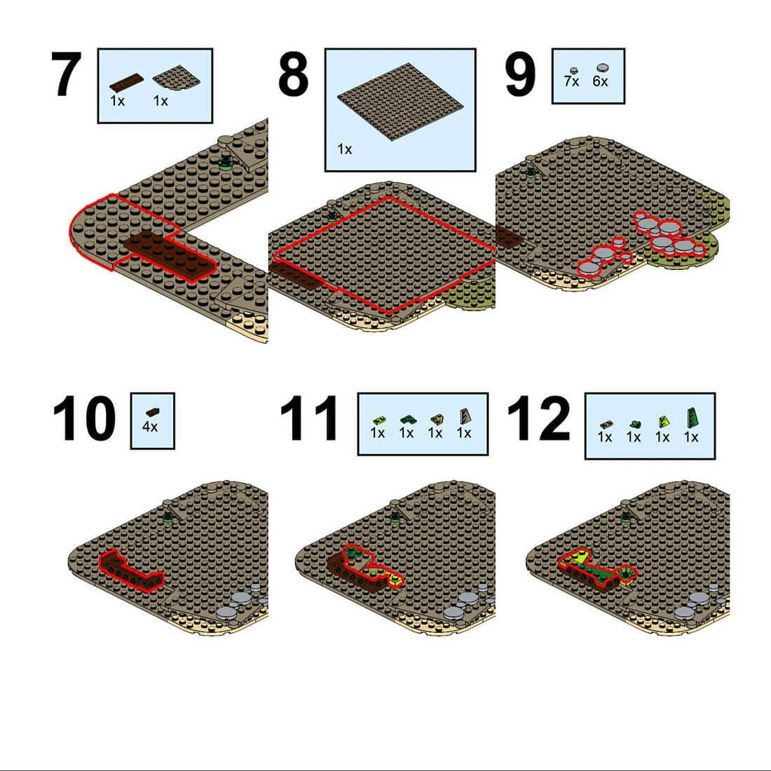 MOC creative expert creative Butcher's Yard Medieval Model Building Blocks - BigGreenBear.com Building Toys 29.95 USD Big Green Bear