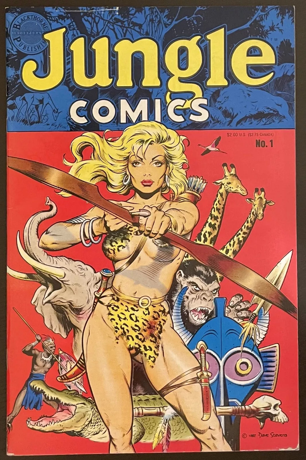 Jungle Comics #1 Blackthorne 1988 - BigGreenBear.com Comic 198.00 USD Big Green Bear