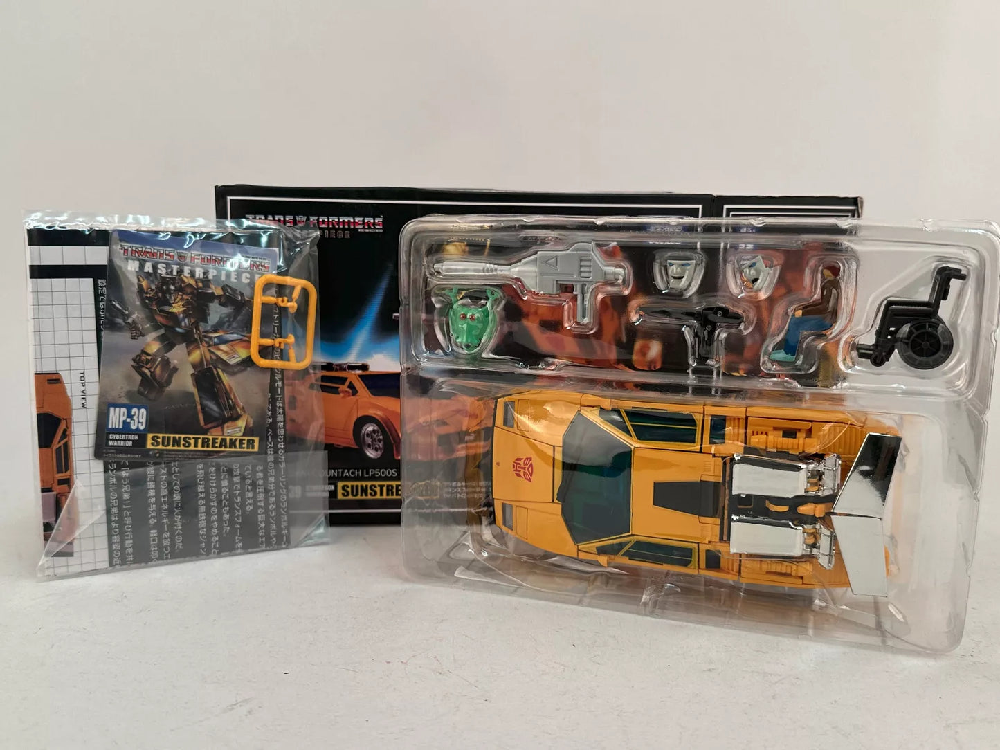 Transformers Masterpiece MP-39 Sunstreaker Action Figure Toy Takara Tomy OpenBox