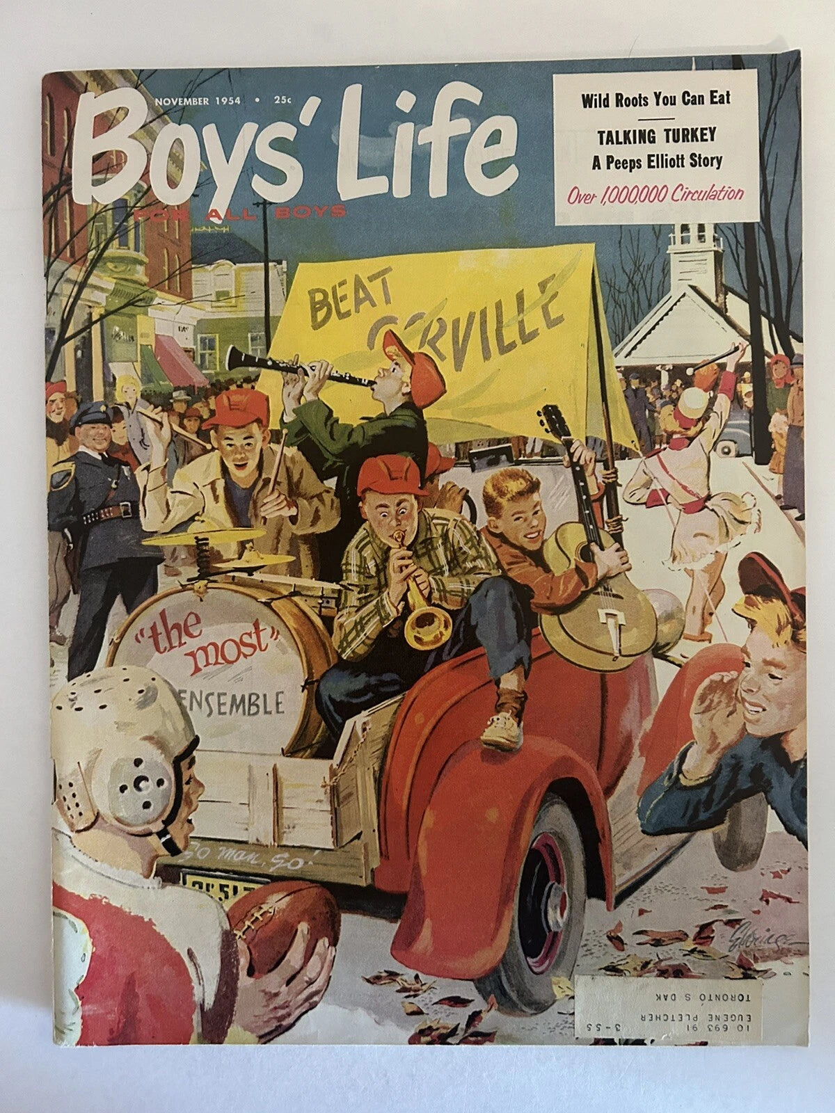 Boys' Life for All Boys Magazine November 1954 Folks from Boyertown -  BigGreenBear.com Magazine 24.00 USD Big Green Bear