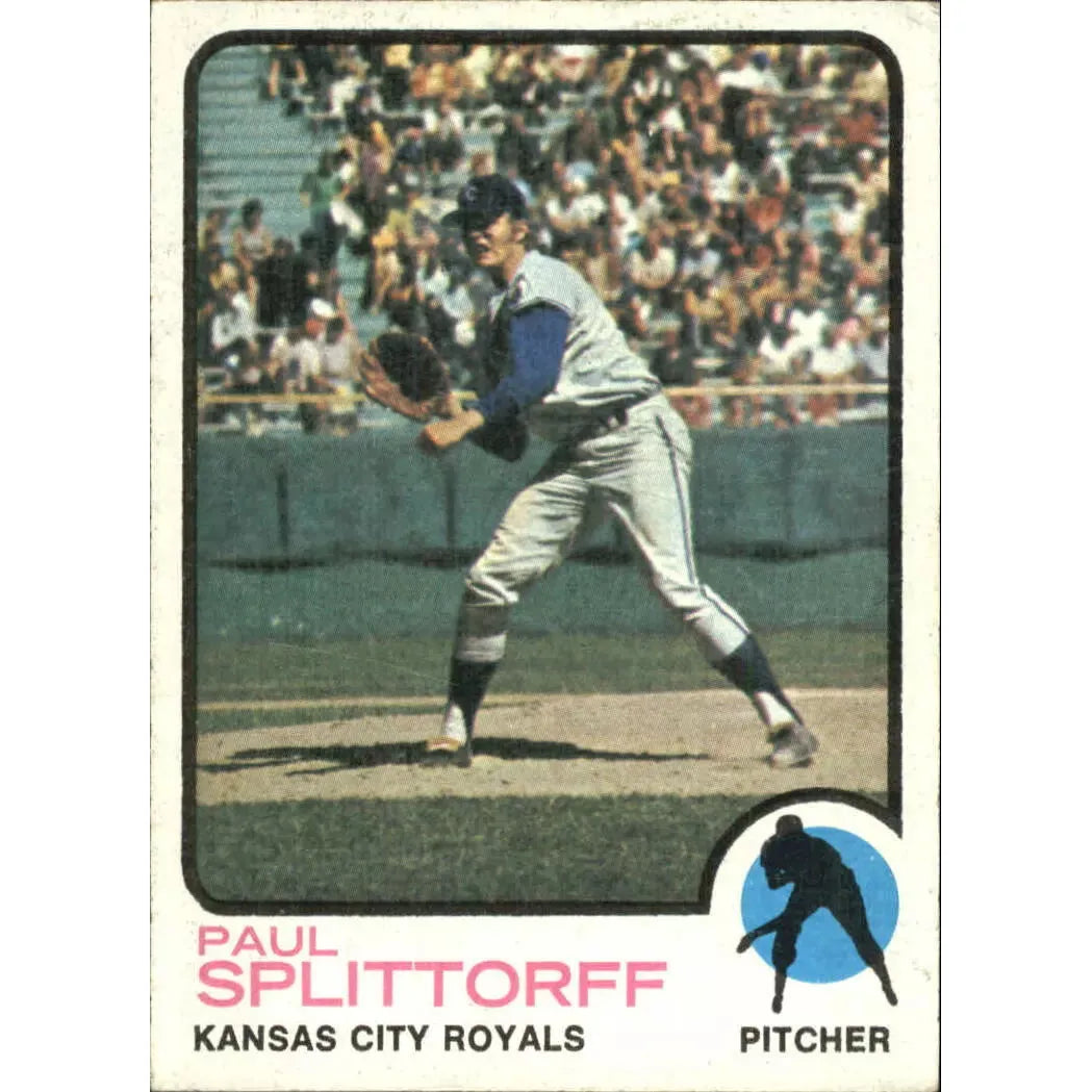 1973 Topps Baseball Card #48 Paul Splittorff