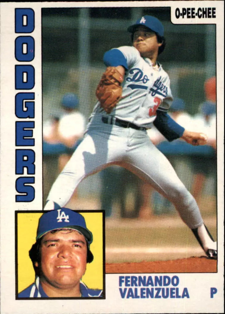 1984 O-Pee-Chee Baseball Card #220 Fernando Valenzuela