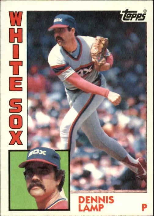 1984 Topps Chicago White Sox Baseball Card #541 Dennis Lamp