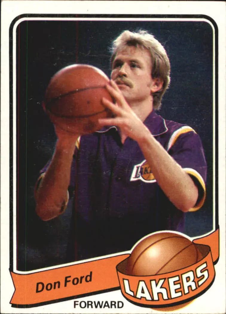 1979-80 Topps Los Angeles Lakers Basketball Card #77 Don Ford