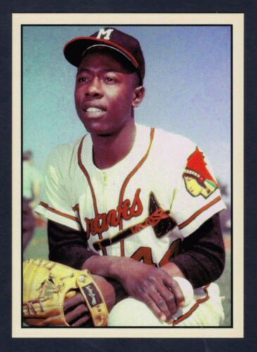 Hank Aaron '57 Milwaukee Braves MVP season MC#166 - BigGreenBear.com Baseball cards 8.99 USD