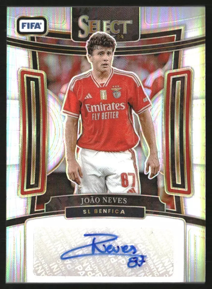 2023-24 Select FIFA Signatures #17 Joao Neves Auto