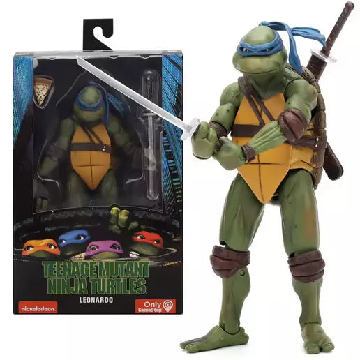 Ninja Turtles Leonardo 1990 Movie TMNT Teenage Toys Mutant 7" - BigGreenBear.com Action Figure 23.05 USD Big Green Bear