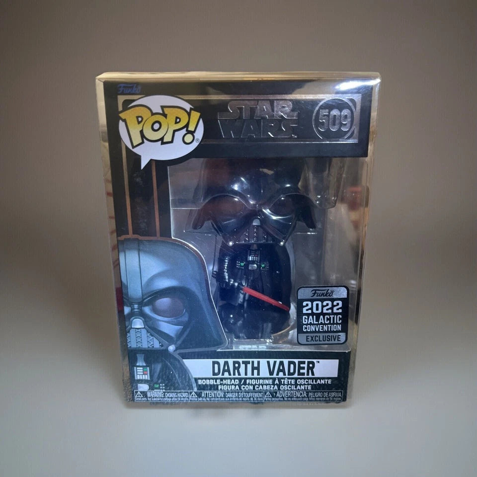 Funko Pop Star Wars 509 Darth Vader 2022 Galactic Convention Exclusive Edition