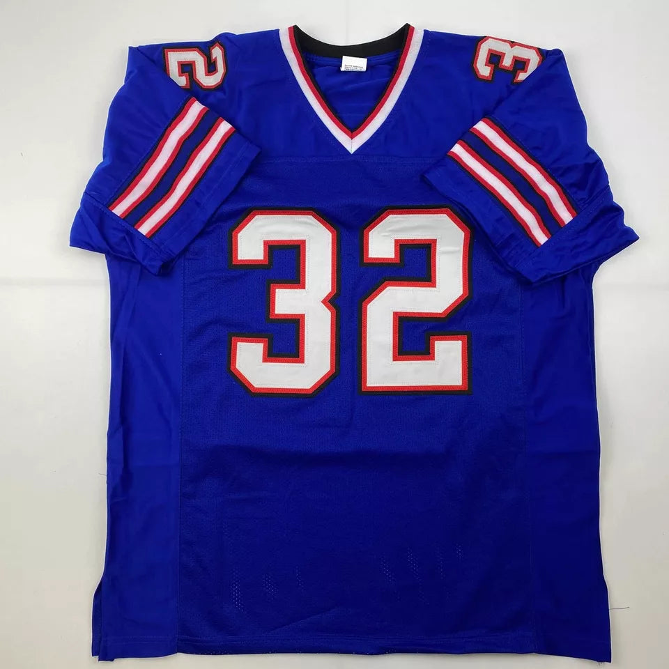 Autographed OJ O.J. Simpson Buffalo Blue Reprint Jersey Size Men's XL - BigGreenBear.com Football MEMORABILIA 89.99 USD Big Green Bear
