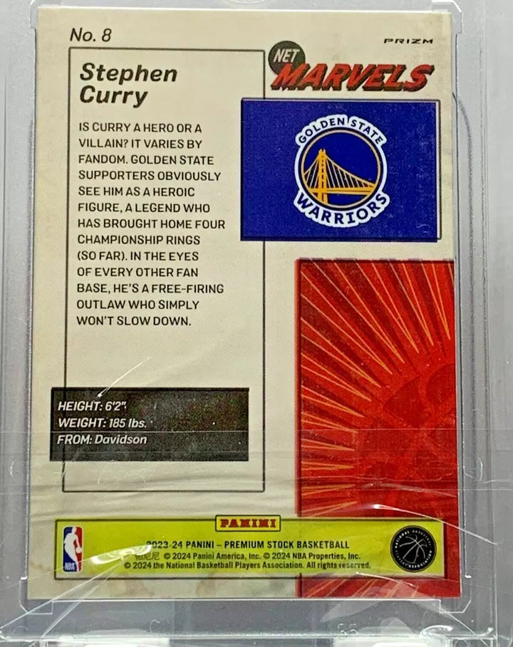 Stephen Curry - 2023-24 HOOPS Premium Stock NET MARVELS SSP Case Hit #8 - BigGreenBear.com Basketball cards 249.98 USD Big Green Bear