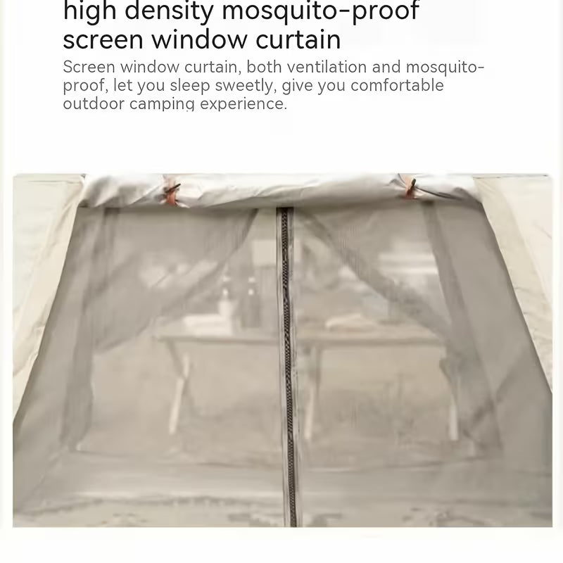 High density mosquito-proof screen window curtain with text description